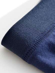 4条装男士透气100%纯棉三角裤，舒适柔软的纯棉平角内裤，万圣节、圣诞节、平安夜送给男友的理想礼物 - 彩色 - 查看 6