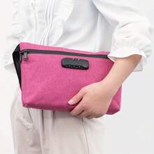 OFFPUFF 7 Pieces Carbon Lined Odor Proof Pouch Smell Proof Pouch Bag With Combination Lock Rolling Tray Mylar Bag Kits - 紫色 - 查看 7