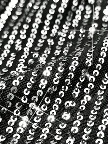 RNU 彩色亮片露背弹力性感紧身连衣裙，适合约会、嘉年华、派对、夜店、街头、情人节、新年、生日，春夏秋冬皆宜。 - 彩色 - 查看 2