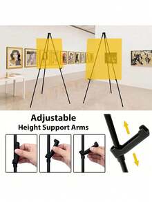 Wedding Easel Stand, Instant Floor Poster Lightweight Collapsible And Portable With Tripod Base Birthday Wedding Outdoor Decoration, Welcome Board Stand For Weddings And Posters, Portable Durable Adjustable Display Easel For Photo Displays