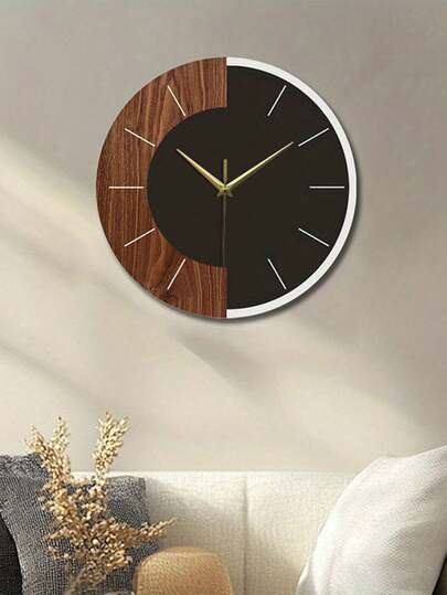 1Pc, Creative Double Clock, Unique Living Room ation Bedroom, Kitchen, Office Home ation, Acrylic Material, National Day, s, Ho warming s. view 6