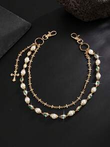 1 chiếc Dây thắt lưng pha lê nhiều lớp nhiều màu thời trang thanh lịch tối giản dành cho nam, Dây đeo toàn thân quyến rũ dành cho nam, Dùng để trang trí quần, Thích hợp mặc thường ngày, lễ hội âm nhạc, dự tiệc - màu sắc - Xem 10