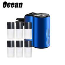 Rechargeable Car Air Freshener Diffuser - 3 Adjustable Mist Modes, Mood Light, Long-Lasting Fragrance, Cylindrical Design, USB Charging, Includes 6 Fragrance Oils, Car Accessories, Gift - Multicolor - View 15