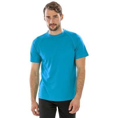 Spiro Mens Aircool T-Shirt (Ocean Blue) - 100% Polyester - 130gsm - (PC3166)