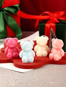 Bougies ours, décorations de Noël, décoration créative pour chambre à coucher, décoration de salon, bougies parfumées pour la Saint-Valentin, idéales pour la décoration de Noël, de fête, de fête, les dîners aux chandelles, la création d'ambiances intérieures, les mariages, la décoration de table et les salles de réception. La Saint-Valentin répond à la fois à un besoin de signification rituelle et de sentiment de sécurité. Cadeaux de Noël.