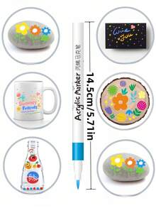New 72 Color Large Capacity With Ink 30% Water-Based Acrylic Marker With Soft Tip, Suitable For Beginners To Draw, Easy And Fast Color. Birthday Presents For Friends, School Drawings, Back To School