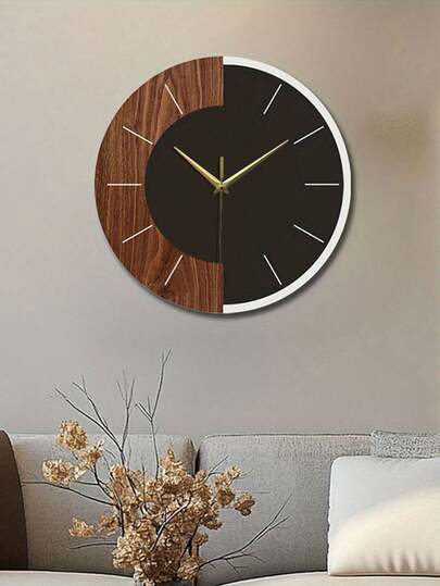 1Pc, Creative Double Clock, Unique Living Room ation Bedroom, Kitchen, Office Home ation, Acrylic Material, National Day, s, Ho warming s. view 5
