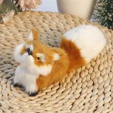 1 pieza Estatua realista y adorable de zorro durmiendo, nueva llegada 2025, adecuada para coche, ventana, sala de estar, dormitorio, decoración de Ramadán, decoración del hogar, baño, regalo de vacaciones para niños/niñas, regalo de cumpleaños, regalo perfecto