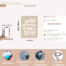 1pc, Wall Art, Vintage Poster, White Line Pumpkin Art Print, Delicious Food Vegetable Painting, Restaurant Aesthetic, Kitchen Decor, Apartment Decor, Halloween Gift, Housewarming Gift, Unframed - Multicolor - View 19