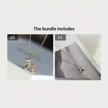 1 Piece Fashion New Minimalist Balloon Dog Pendant Necklace Versatile Birthday Party Commemorative Gift - Vàng - Xem 4