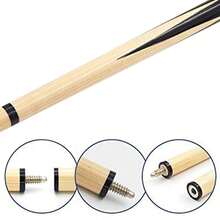 Pool Cue Stick Billiard Pool Cue Stick Lightweight Portable 2 Section - Black and White - View 5