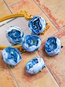 6pcs/Set 16x20cm Peony Flower Wall Decor, Suitable As Bridal Gift, Engagement Wedding Party, Birthday Party, Family Gathering Decoration, As Well As Thanksgiving And Christmas Holiday Party DIY Decor (Multiple Colors Available) - Multicolor - View 7