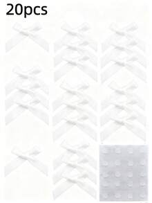 20/40 件多色丝带蝴蝶结礼品包装、香槟酒瓶、蛋糕、糖果袋、DIY 手工艺品、礼品、婚礼生日派对装饰蝴蝶结、房间背景装饰、气球装饰、生日、户外派对、露营、圣诞树窗户装饰 - 彩色 - 查看 3