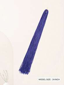 Long Micro 3X Pre-Looped Synthetic ZIZI Braids 24 30 Inch Thin Small Box Braid Crochet Twisted Hair Synthetic Braids Hair Extension For Women Girls Fashion Party Cosplay Hallowmas Christmas New Year - Multicolor - View 29