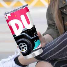 1pc 20 Oz Stainless Cup|The Quack Duck Journey|Available In Multiple Sizes For Different Needs|Tumbler|Enjoying Hot Cocoa On A Chilly Winter Walk|Hot And Cold|The Quack Duck Journey