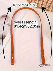 1/2 Stücke Handtaschengriffe, handgemachtes Taschenzubehör, PU-Leder Taschengurt, PU-Leder Handtaschengriff, Geldbörsen-Herstellungszubehör, DIY Geldbörsen-Herstellung, PU-Leder Handtaschengriffe - eleganter verjüngter Taschengurt mit glatten Kanten, kompatibel mit Handtaschen, Geldbörsen, Clutches - Verschiedenfarbig - Übersicht 10