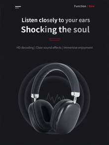 Wireless Bluetooth Headphones Over-Ear 40H Playtime, Hi-Fi Bass Bluetooth 5.3 With Rotation Design, Soft Earpads For Gym/Travel/Gaming - Multicolor - View 6