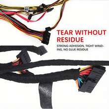 394ft/10m Heat Resistant Adhesive Cloth Tape - High Temperature Automotive Wire Harness Tape, Suitable For Car, Truck, RV Repair And DIY Projects, Automotive Repair | Textured Surface | Heat Resistant Material, Heat Resistant Tape - Multicolor - View 10