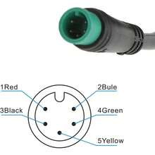 LICAEVEY Pantalla LCD para Bicicleta Eléctrica, 24V 36V 48V 60V Universal E Scooter M5 E Bike Display Meter Panel de Control Pantalla de Panel de Scooter Eléctrico Impermeable de 5 Pines - 1 - Ver 7