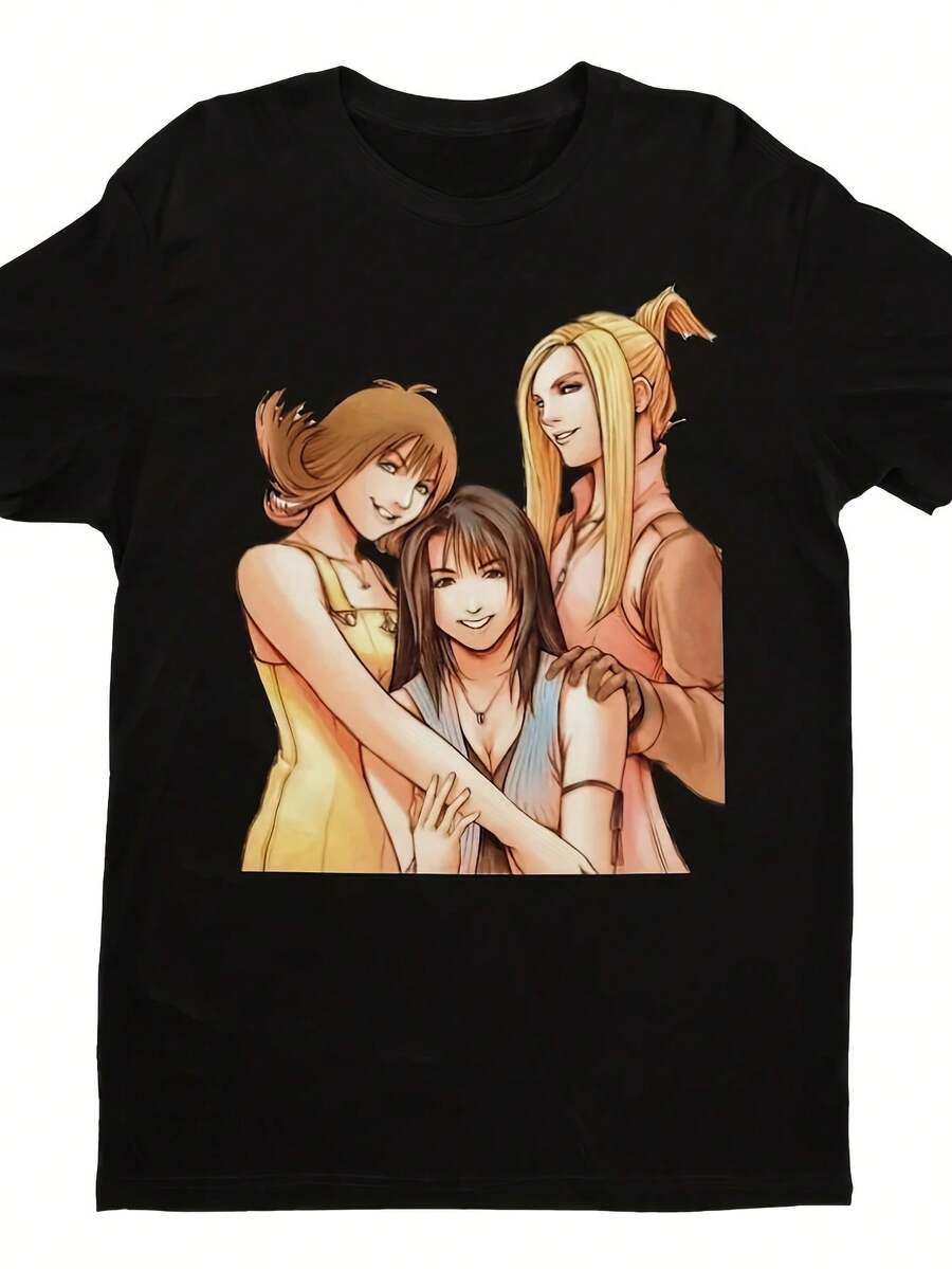 FF8 VIII Girls Heroines Premium Unisex T-Shirt Gifts For Him, Her,  Fans And Collectors - 黑色5 - 查看 1