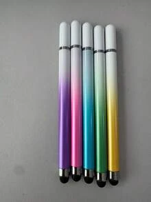 2-In-1 High Precision Silicone Disc Tip Stylus Pen For Smartphones, Tablets, Drawing, Writing - Compatible With Apple IPad, Tablets, Capacitive Screens - Multicolor - View 19
