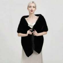 1 chiếc khăn choàng lông cáo mềm mại thời trang cao cấp dành cho đám cưới, tiệc tùng và những dịp đặc biệt ấm áp - Nhiều màu - Xem 13