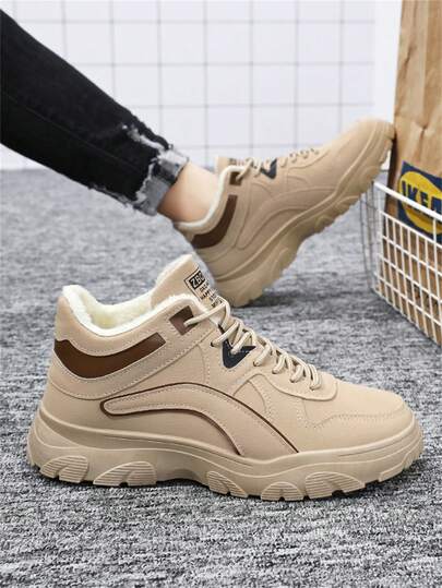 Nowe, ocieplane buty robocze z wysoką cholewką, uniwersalne, ciepłe buty dla mężczyzn