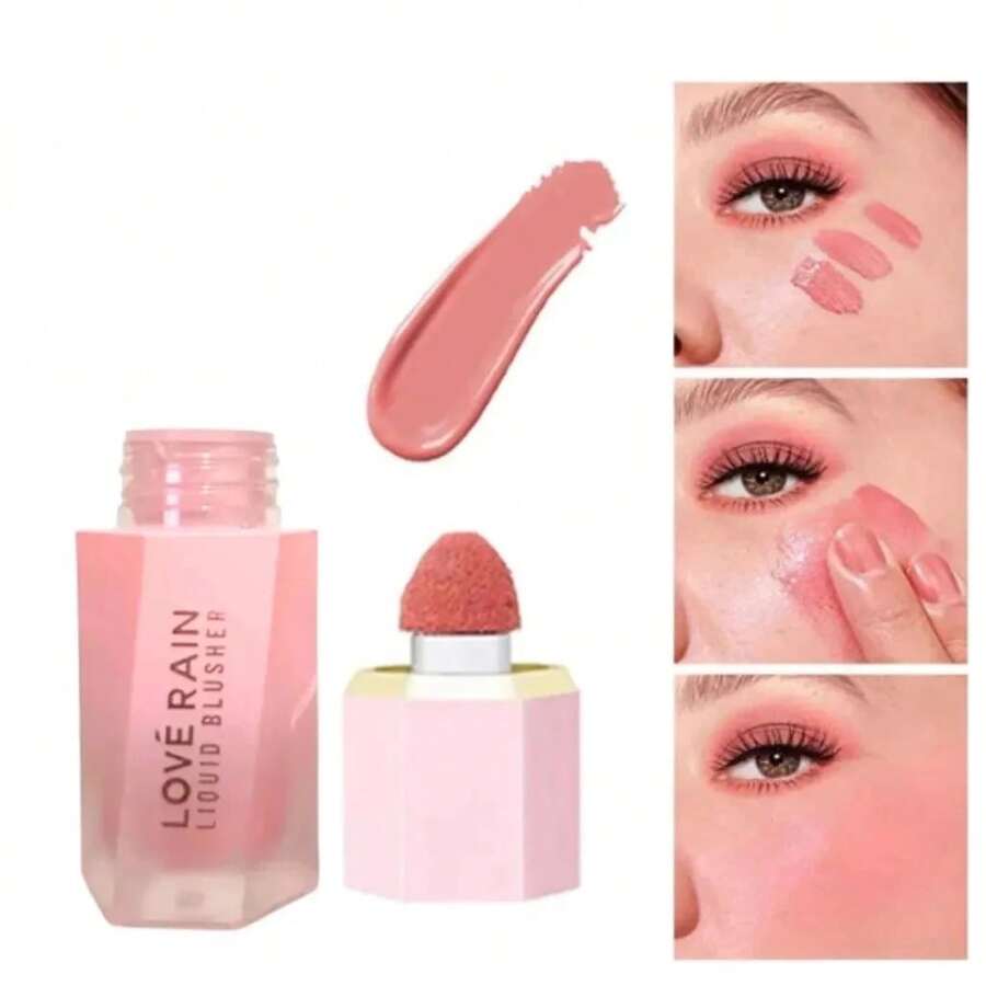 Lové Rain Liquid Blush With Sponge - 05 - 查看 1