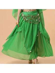 إكسسوارات رقص البطن، سلسلة خصر التنورة، أداء الرقص، أداء الجمباز، 1 قطعة إكسسوار رقص، إكسسوارات الرقص، سلسلة خصر رقص البطن، حزام خصر الرقص، وشاح لف الخصر، وشاح خصر للتمرين، سلسلة خصر معدنية، وشاح ورقصة الورك، زي رقص لجميع المواسم