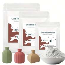 1 Piece 1000G/500G/300G Resin Casting Powder, Plaster Of Paris - High Strength, Bubble-Free, Fine White Plaster For Jewelry Casting And DIY Crafts, Suitable For DIY Home Decoration And Art Creation - White - View 12