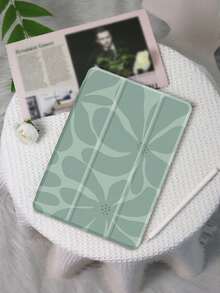 Kingsung Ốp bảo vệ máy tính bảng họa tiết hoa phối màu tối giản, tương thích với iPad 9.7/10.2/10.5/10.9/12.9/Pro 11 (thế hệ thứ 10), Galaxy Tab S6 Lite 10.4", Kindle Paperwhite (thế hệ thứ 12, 2024), Kindle (thế hệ thứ 11, 2022), Kobo Clara Colour, chất liệu mềm mại chống sốc, chân đế thông minh/chức năng tự động bật/tắt màn hình. - Nhiều màu - Xem 3