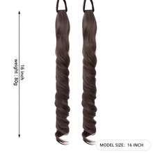 16 Inch Halloween Daily Ponytail Scrunchie & Synthetic Fiber Wig Ponytail - Easy For Daily Wear - Multicolor - View 13