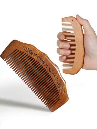 1pc Birth Comb For Women Labor, Wooden Labor Comb Natural Labor And Delivery Essentials, Birthing Combs Hospital Bag Must Haves For Pregnant Women, Wood Comb Labor Gifts For Moms,Gold Sandalwood Comb, Anti-Static Comb ,Hair Styling Kit ,Hair Tool Kit ,Hair Styling Tools