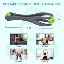 HandPro Finger Massager Deep Tissue Comfort, Dual - Sided Therapy Arthritis, Carpal Tunnel, Stress Pain Relief, Massage Roller Hands, Wrist