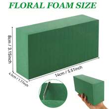 10 blocuri de spumă florală verde romantică (dimensiuni 10,9 cm x 7,3 cm x 4,4 cm), spumă de înaltă densitate, cu dublă utilizare, umedă/uscată, potrivită pentru decorațiuni cu flori proaspete și artificiale, potrivită pentru obiecte de artizanat lucrate manual, aranjamente centrale pentru masă de nuntă și petreceri, potrivită pentru 30 de scene, decorațiuni de nuntă, decorațiuni pentru evenimente, decorațiuni multifuncționale, decorațiuni durabile, decorațiuni pentru petreceri, spumă decorativă, decorațiuni de lungă durată, blocuri decorative din spumă, organizatori de evenimente.