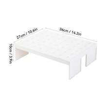 1 pièce Étagère de rangement pour tasses de placard, support empilable pour tasses de placard, grande capacité d'organisation et de rangement de cuisine, étagère de rangement en couches gain de place, support de rangement multifonction amovible pour tasses, mugs, couverts et ustensiles de cuisine