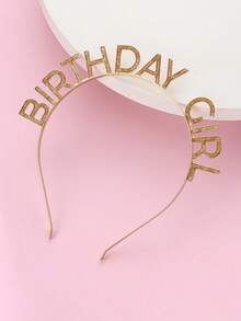 1 pieza Corona de princesa para niñas de aleación de zinc con efecto de goteo de color, diadema linda, adecuada como regalo de cumpleaños - Dorado - Ver 2