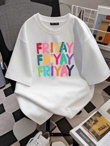 180g pure Cotton Venerdì SVG Mom Life SVG Retro Insegnante PNG Buon Venerdì PNG Venerdì PNG Apprezzamento Insegnante SVG Buon Venerdì-Sì SVG Tgif SVG Women Top Graphic Tees fashion Casual female graphic T-Shirt For Women Casual Unisex Soft Stylish Comfortable - Blanco - Ver 3