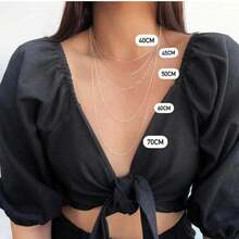 Venetian Chain V12 925 Silver Unisex 45 To 80cm Thin Necklace Or Bracelet - 銀色 - 查看 3