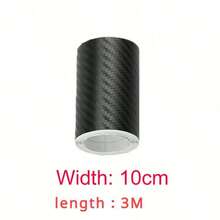 3D Anti Scratch Car Door Sill Protector Sticker Nano Carbon Fiber DIY Paste Protector Strip Auto Side Mirror Protection Tape Film - Black - View 12