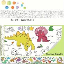 Kids Drawing Set - Extra Long Coloring Paper Roll - Cuttable, Suitable For Coloring And Painting, Perfect Gift For New Year, Halloween, Christmas - Multicolor - View 6