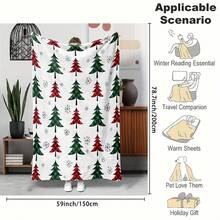 Country-Rustic Style Flannel Throw Blanket –, Tear Resistant, All-Season Bohemian Tree Print – Soft Warm Cozy Sofa, Bed, Office Blanket – Napping, Travel, Pet Use – Holiday – Washable280gsm Room Decor Home Essentials Decor Bedroom