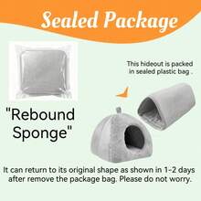 Guinea Pig Hideout Washable Guinea Pig Tunnel Set Guinea Pigs Toys Guinea Pigs Cage Accessories For Small Animal Mouse Hamster Hedgehogs Rats Small Animal Bed