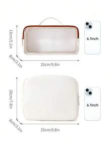 1 20-Inch Large-Capacity Travel Swivel Suitcase, Multi-Functional Password Box, With Water Bottle Holder, Hooks For Hanging Bags, Umbrellas, Shopping Bags And Other Items, Comes With Silent Swivel Wheels, Travel Essentials, Suitable For Multi-Purpose Storage Items Such As Returning To School, Traveling, Studying Abroad, Vacation, And Working Far Away