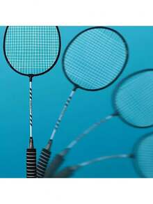 Authentic Badminton Racket With Double Racket Sponge Handle And Multi-Color Alloy Adult Student Hair Replacement Racket - Multicolor - View 8