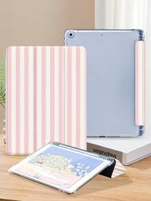 Kingsung 极简线条图案平板电脑保护套，兼容 iPad 9.7/10.2/10.5/10.9/12.9/Pro 11（第十代）、Galaxy Tab S6 Lite 10.4 英寸、Kindle Paperwhite（第十二代，2024 年发布）、Kindle（第十一代，2022 年发布），Clara 色，柔软防震，智能支架/自动唤醒/睡眠功能 - 彩色 - 查看 4