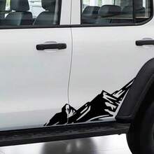 Adventure & Mountain Peak Car Body Sticker, Suitable For Off-Road Vehicles, SUVs