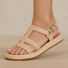 Kit 2 Pares Sandália Papete Feminina Leve Macia Confortável Design Anatômico - JJB - Nude + Rosa Bebê - Visão 4