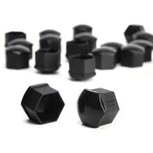 2Set (21pcs/Set) 17mm Black Gloss Alloy Wheel Nut Bolt Covers Caps Universal Set For Any Car - Black - View 6