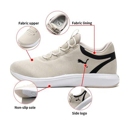 Puma Softride Cruise 2 套脚式男女通用运动鞋，缓震，健身训练，休闲跑步鞋 312005-02